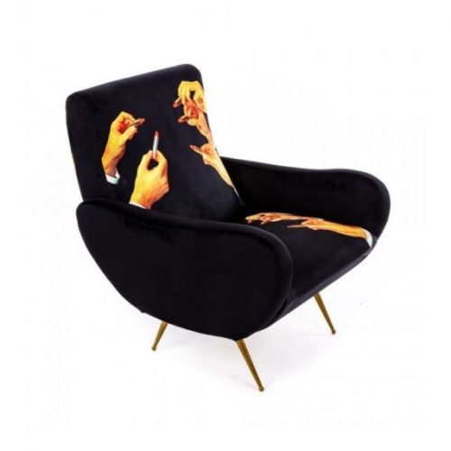 Seletti Toiletpaper Home Armchair Poltrona Lipsticks